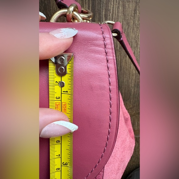 Coach F22348 Faye Carryall, Mixed Material Rouge/Gold - Picture 13 of 16